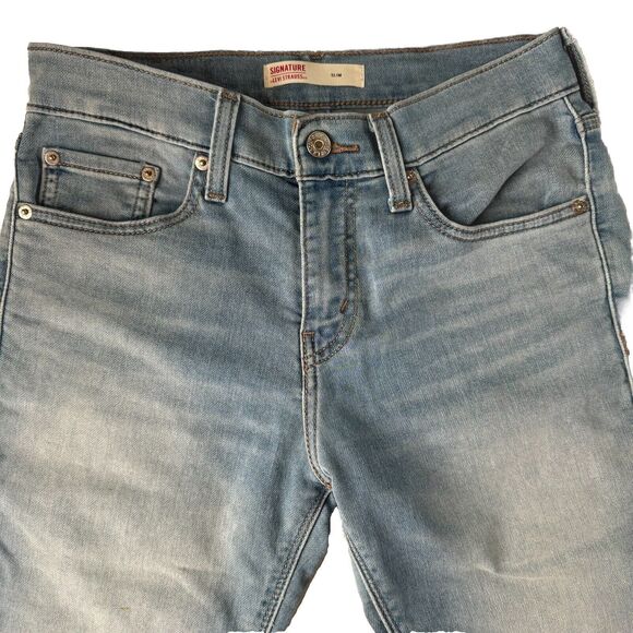 Signature by Levi Strauss Men's Slim Blue Jeans Size 28x28 - Picture 3 of 15